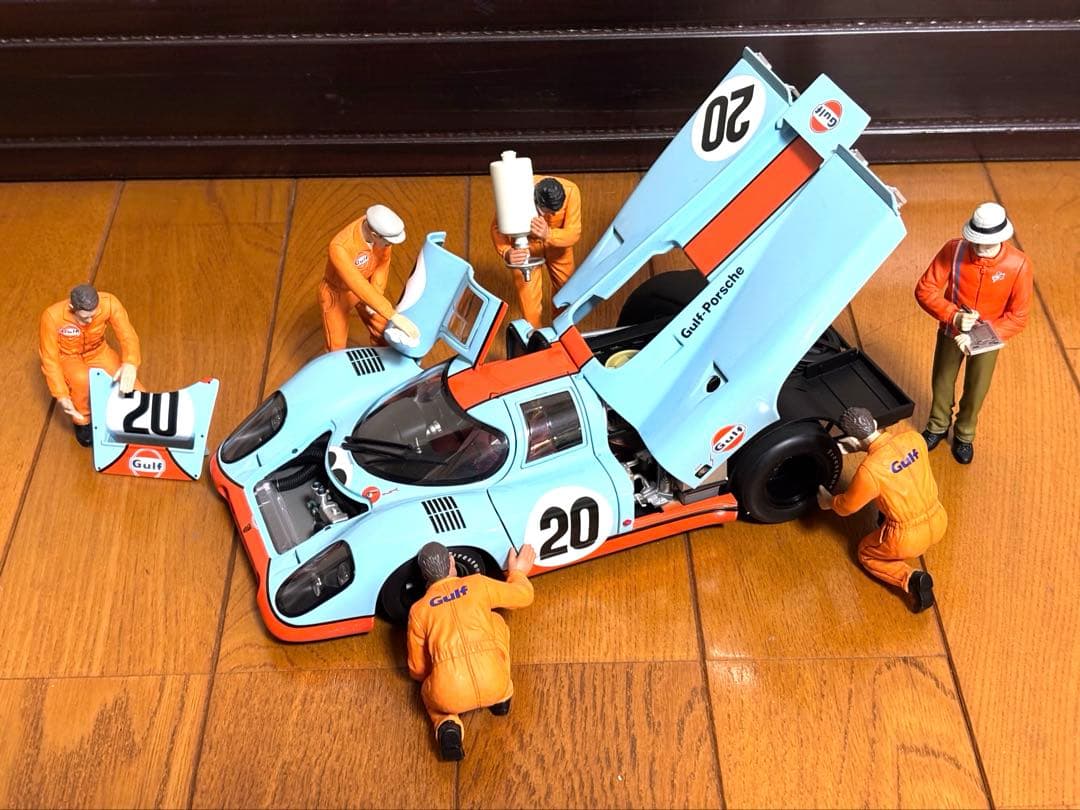 ポルシェ917K 栄光のル.マンアップデート版+Gulf Racingフィギュア