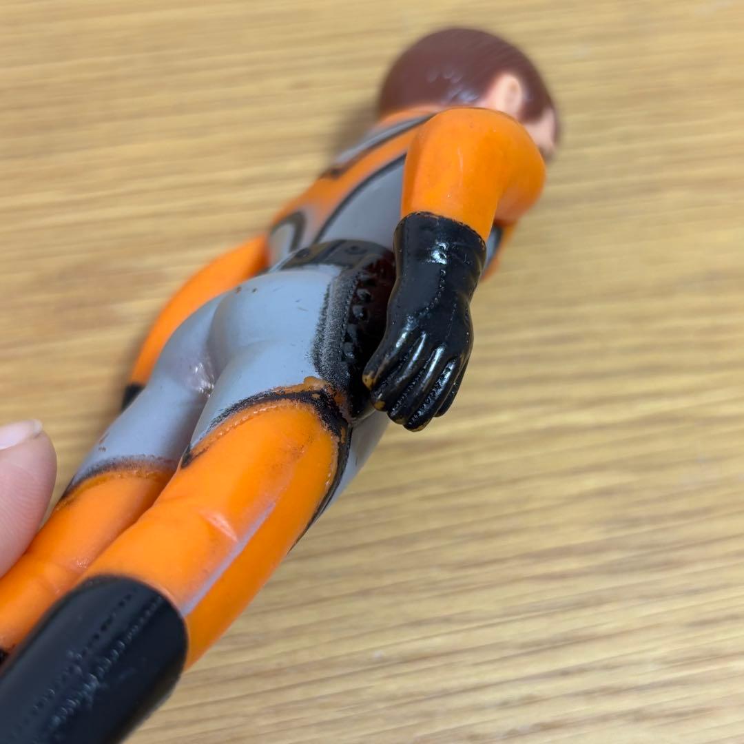 当時物 ウルトラマンA TAC隊員　ブルマァク製　ソフビ　希少　レア