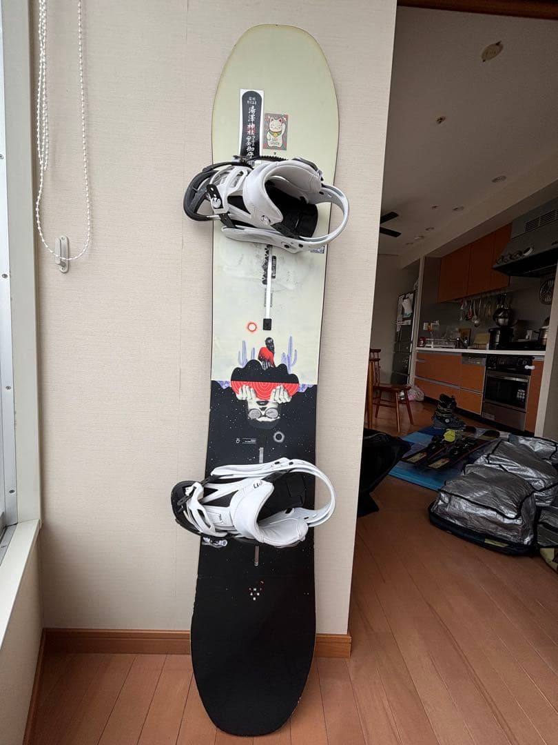 146cm Burtonスノーボードビンディング24cmBOAブーツ+バッグ