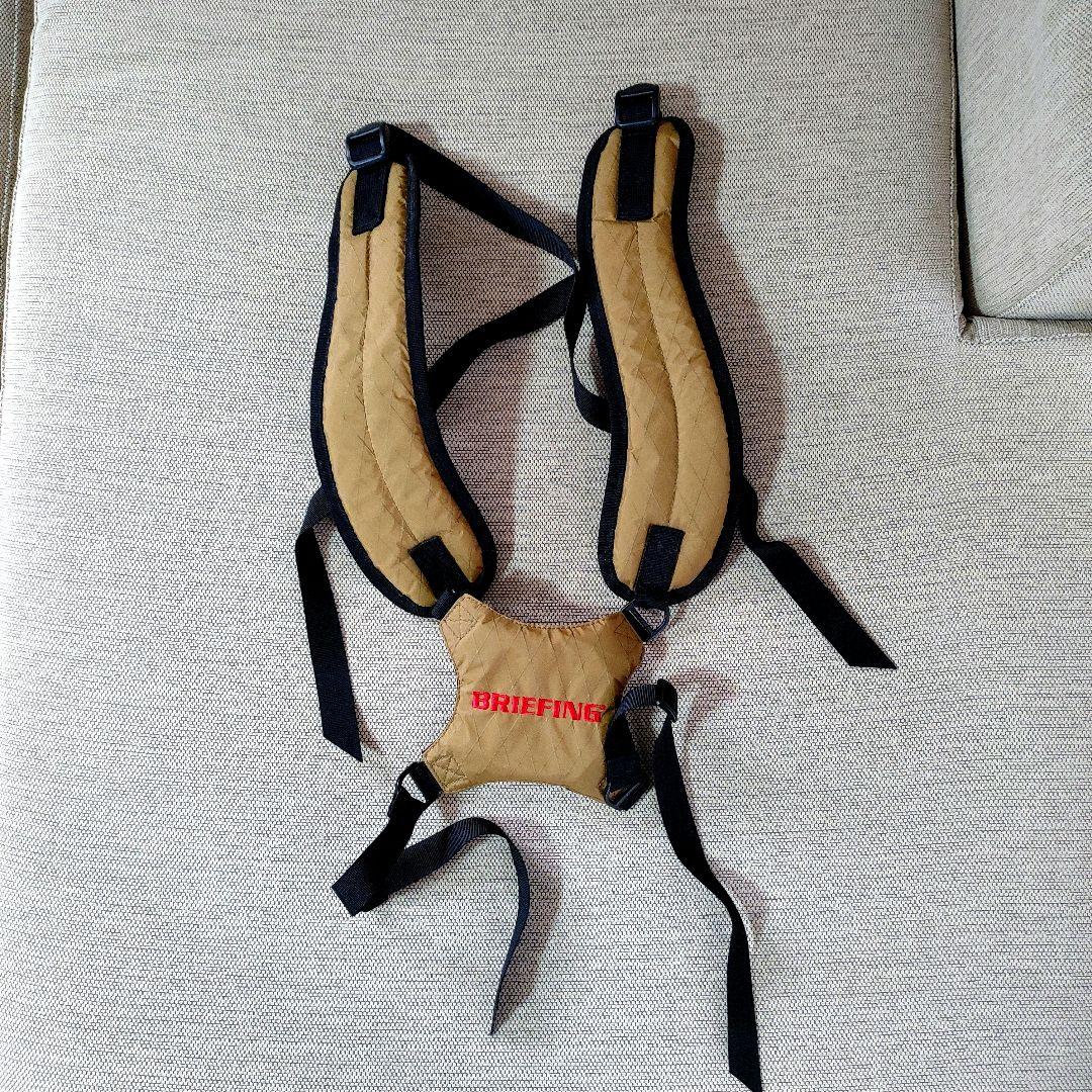 ブリーフィングキャディバッグCR-4★9.5型★コヨーテ希少カラー★3点ベルト付