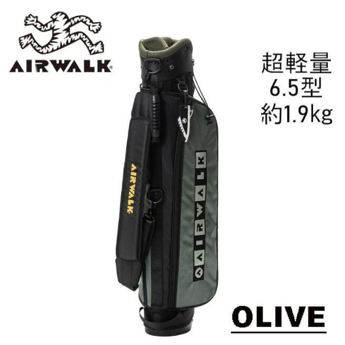 新品 AIRWALK エアーウォーク スタンドキャディバッグ オリーブ