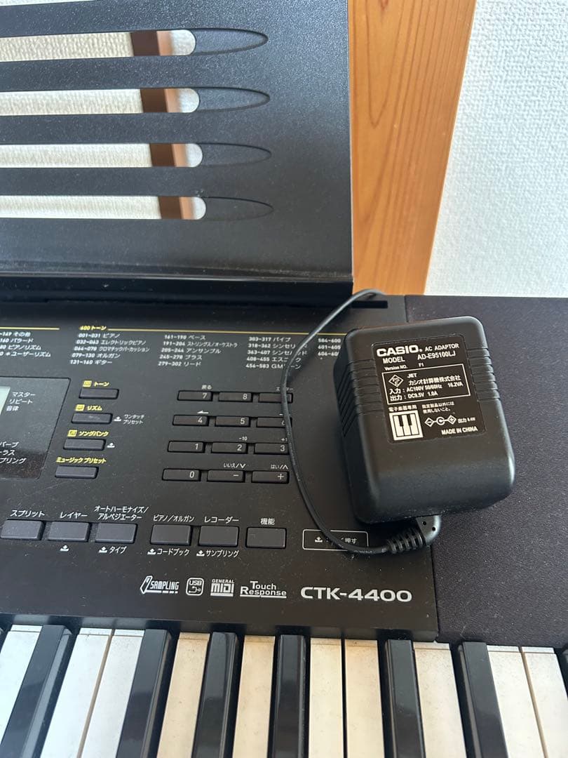 CASIO CTK-4400キーボード スタンド 椅子付き