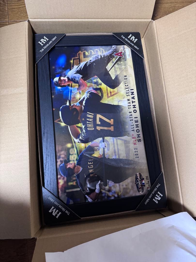 Shohei Ohtani サイン入りフレーム付き写真セット