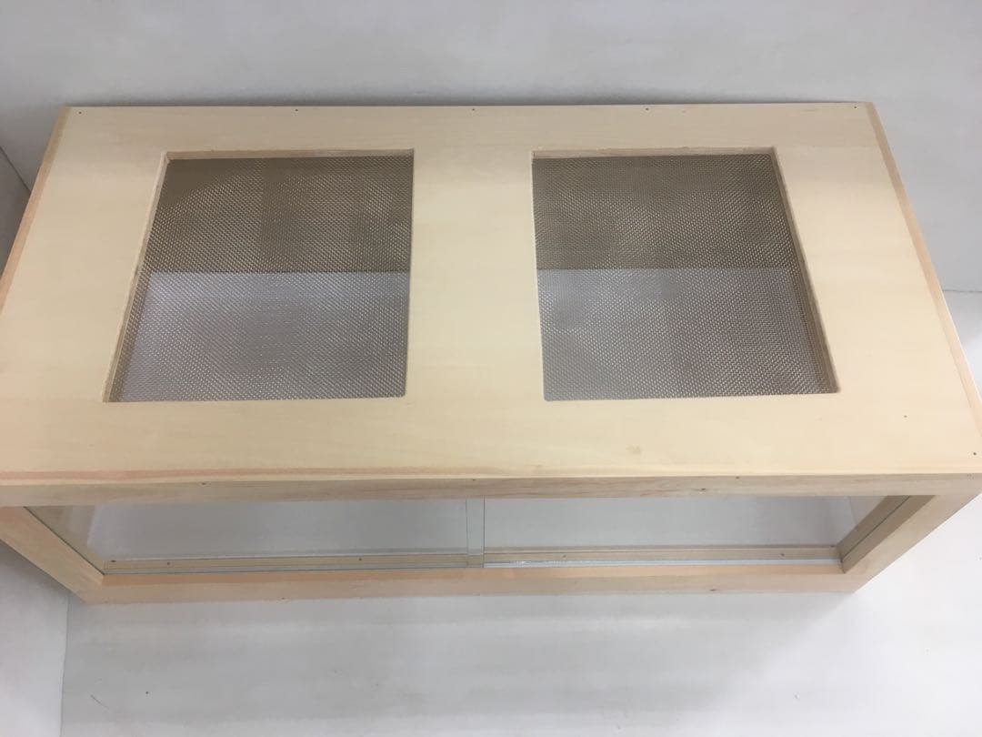 1台限定　ステンメッシュ仕様木製ケージ　900×600×450　小動物、爬虫類用