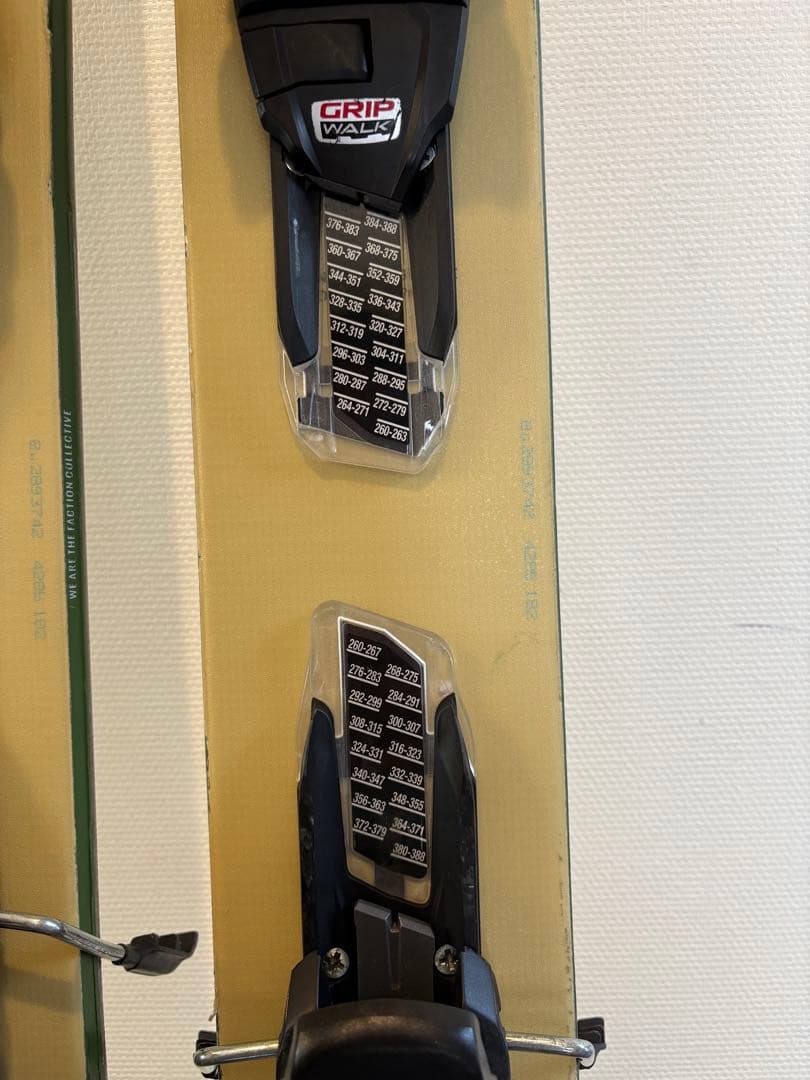 FACTION CT 4.0 182cm MARKER GRIFONビンディング