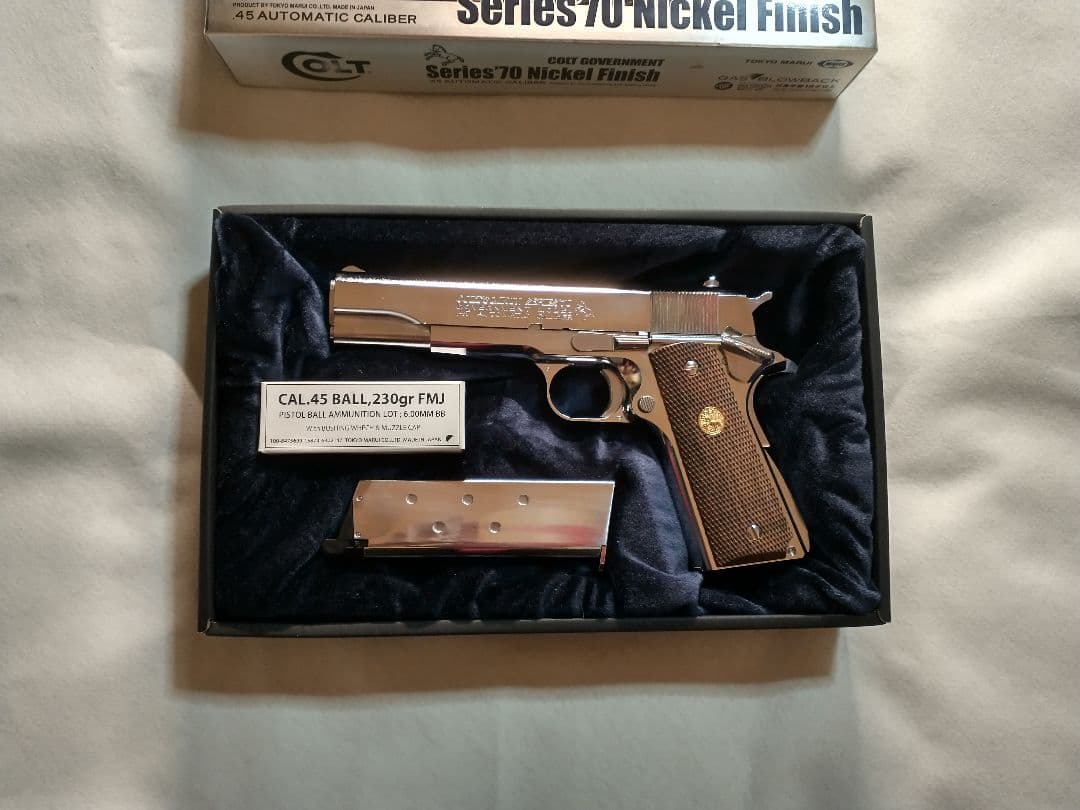 や*マ様 東京マルイ コルト ガバメント シリーズ70 ニッケルフィニッシュ
