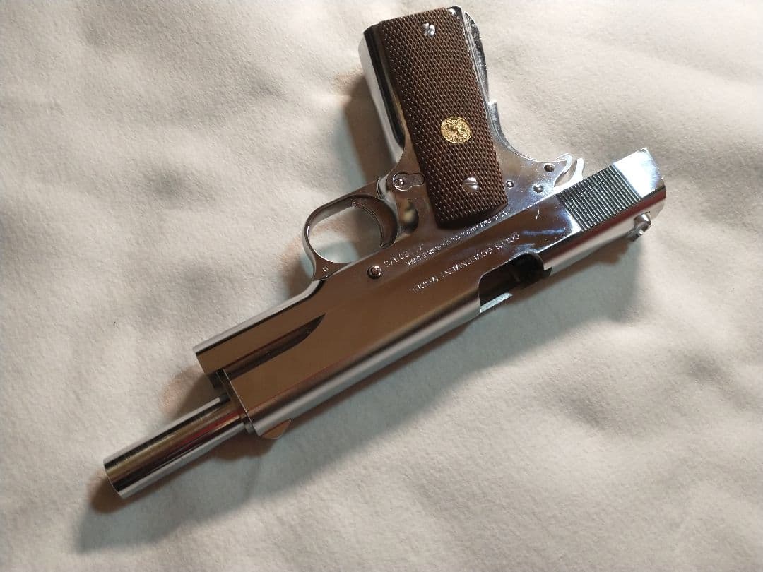 や*マ様 東京マルイ コルト ガバメント シリーズ70 ニッケルフィニッシュ