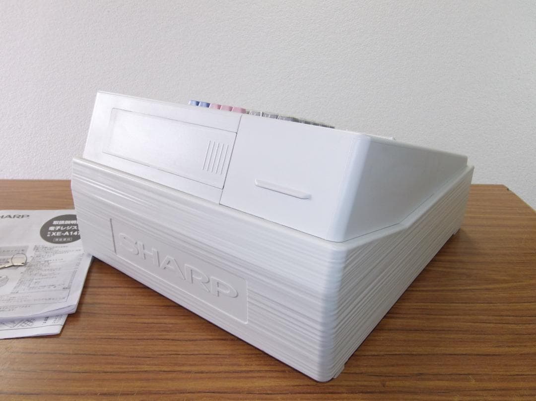 設定無料 SHARP XE-A147-W 2021年製 レジスター 250429