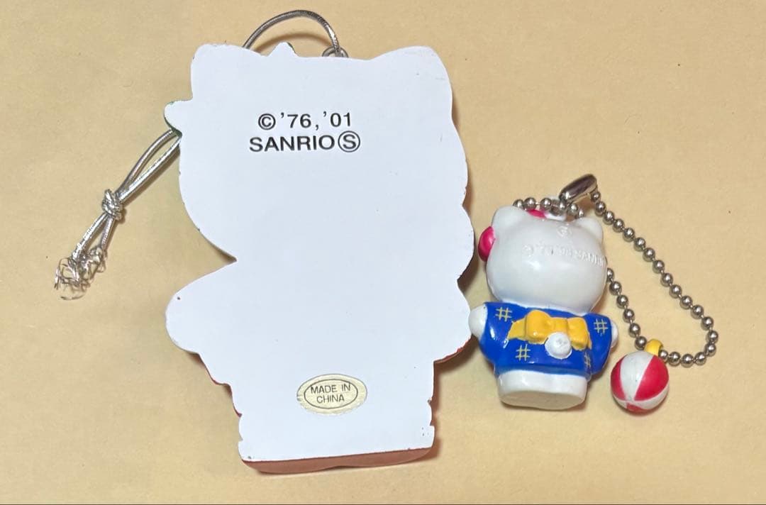ハローキティ　キティ　キーホルダー　祭り　1998年製　2001年製　希少品