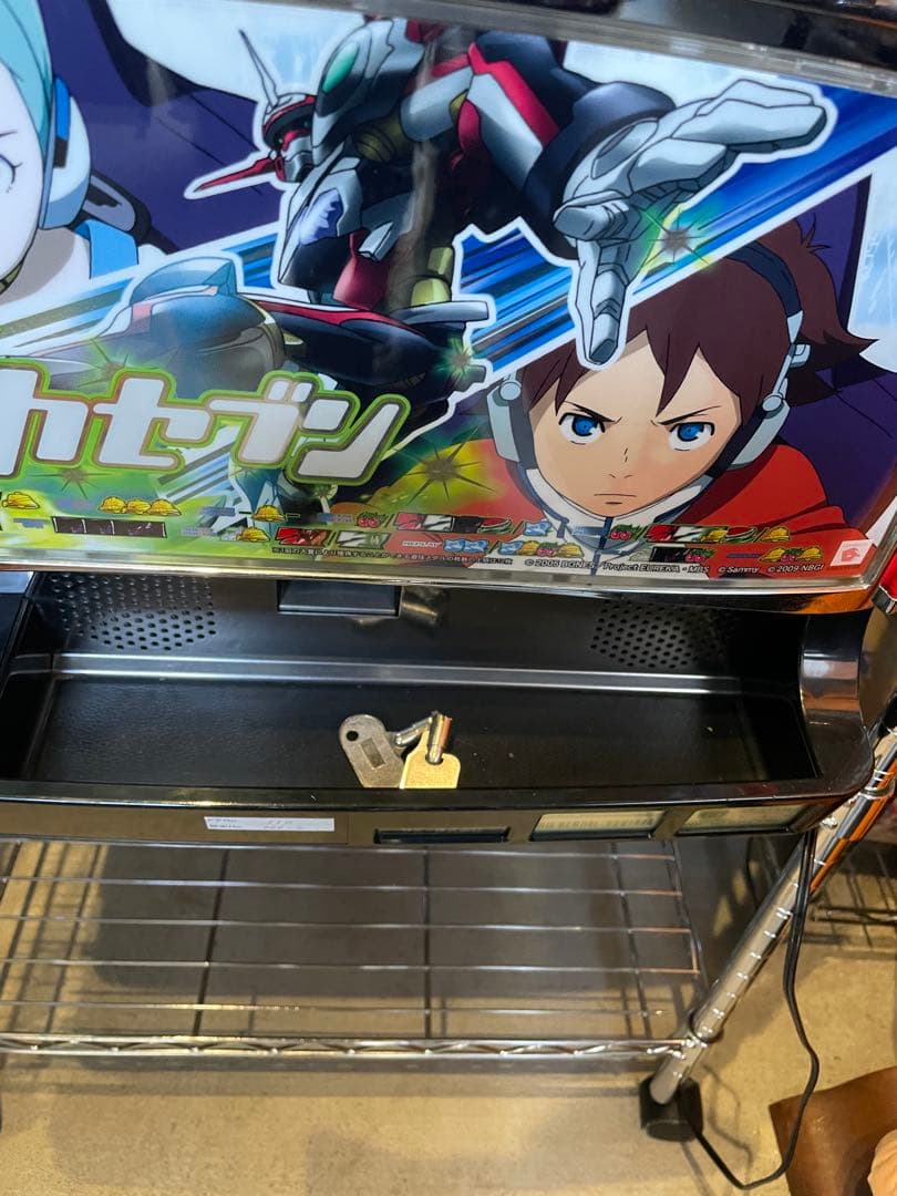 【送料無料】 パチスロ 実機 初代 エウレカセブン不要機 説明書付き