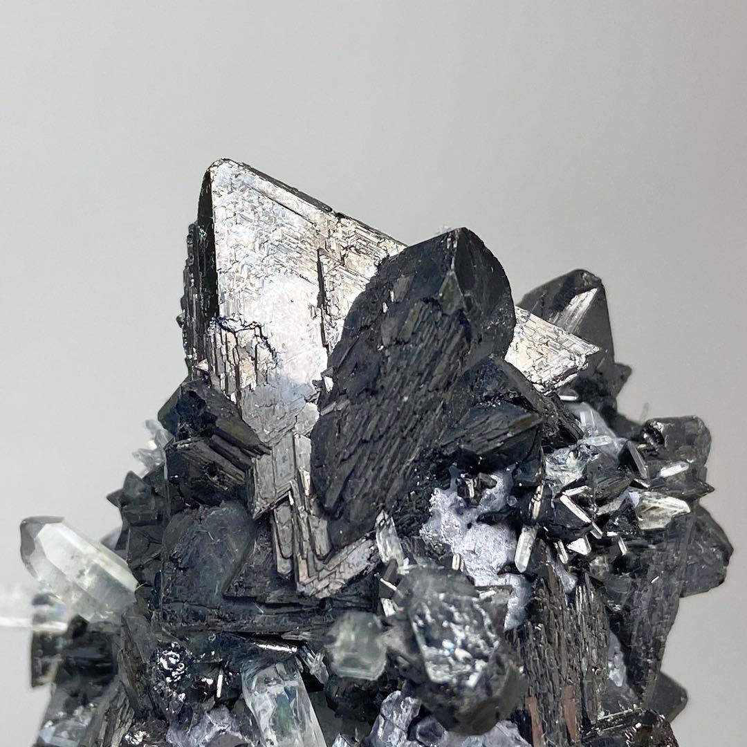 スファレライト　ガレナ　クォーツ　鉱物標本　原石　天然石　ストーン　共生標本