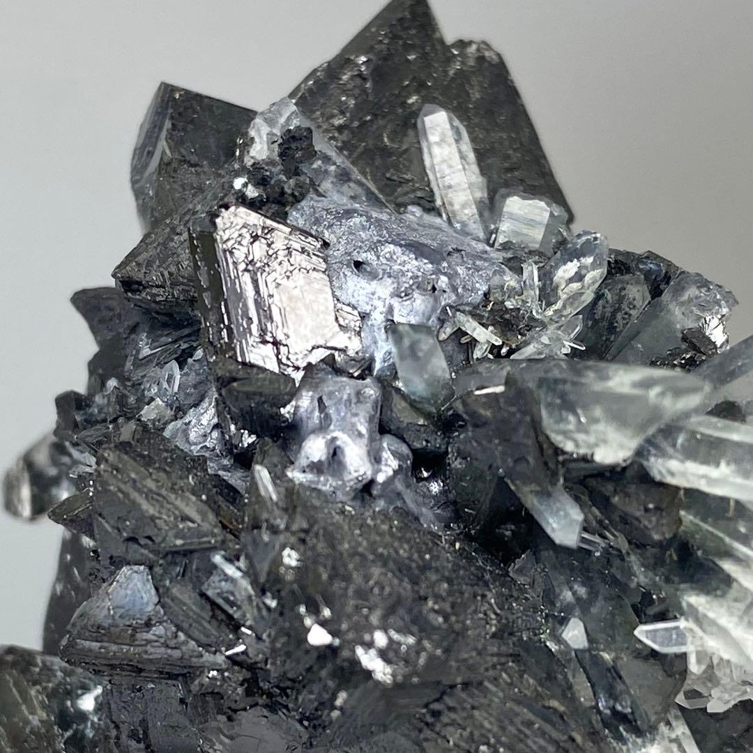 スファレライト　ガレナ　クォーツ　鉱物標本　原石　天然石　ストーン　共生標本