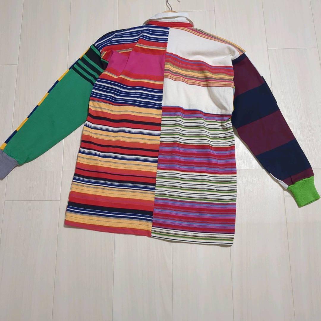 Canterbury ラガーシャツ S クレイジーパターン 好配色 カンタベリー