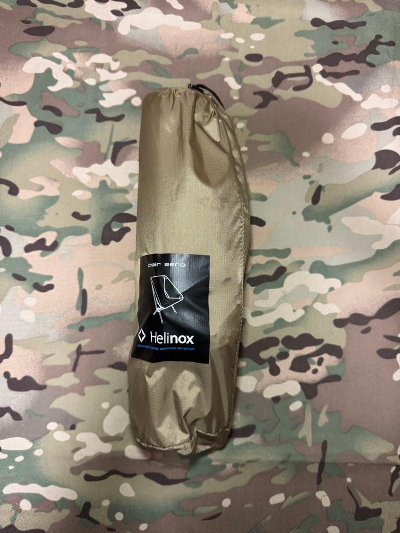 ヘリノックス　チェアゼロ　サンドカラー