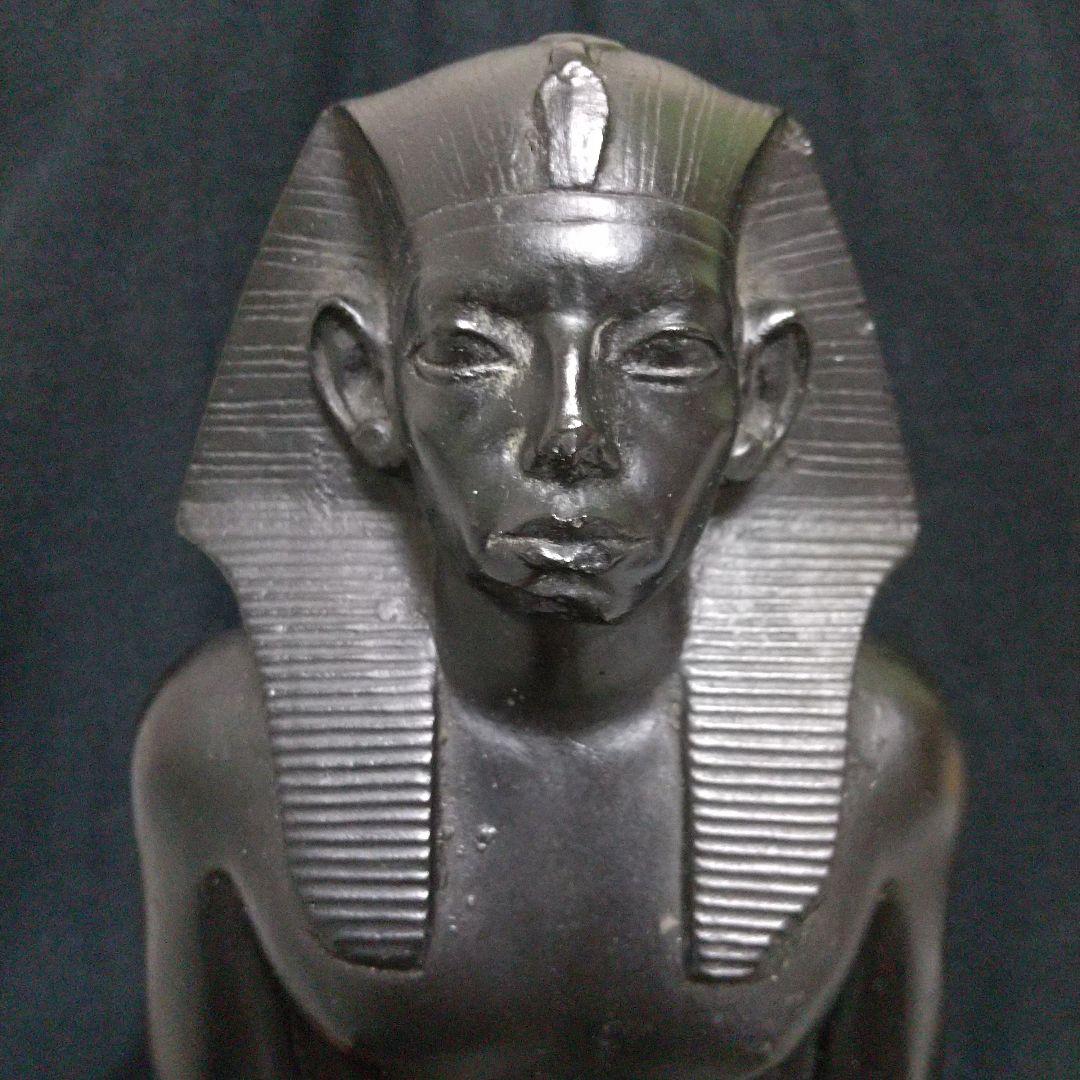 ルーブル美術館ムラージュ工房製／アメンエムハト3世／ファラオ像 24cm