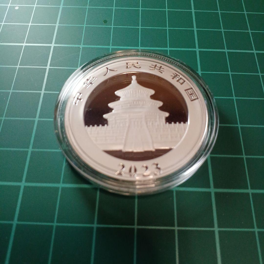 中国 パンダ銀貨 10元 Ag.999 純銀 30g クリアケース入り2023年