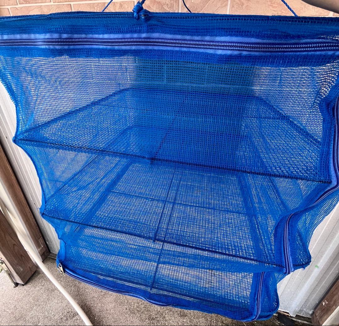 魚干網ネット　干物ネット　野菜干網ネット　3段式ネット　12個入り×2