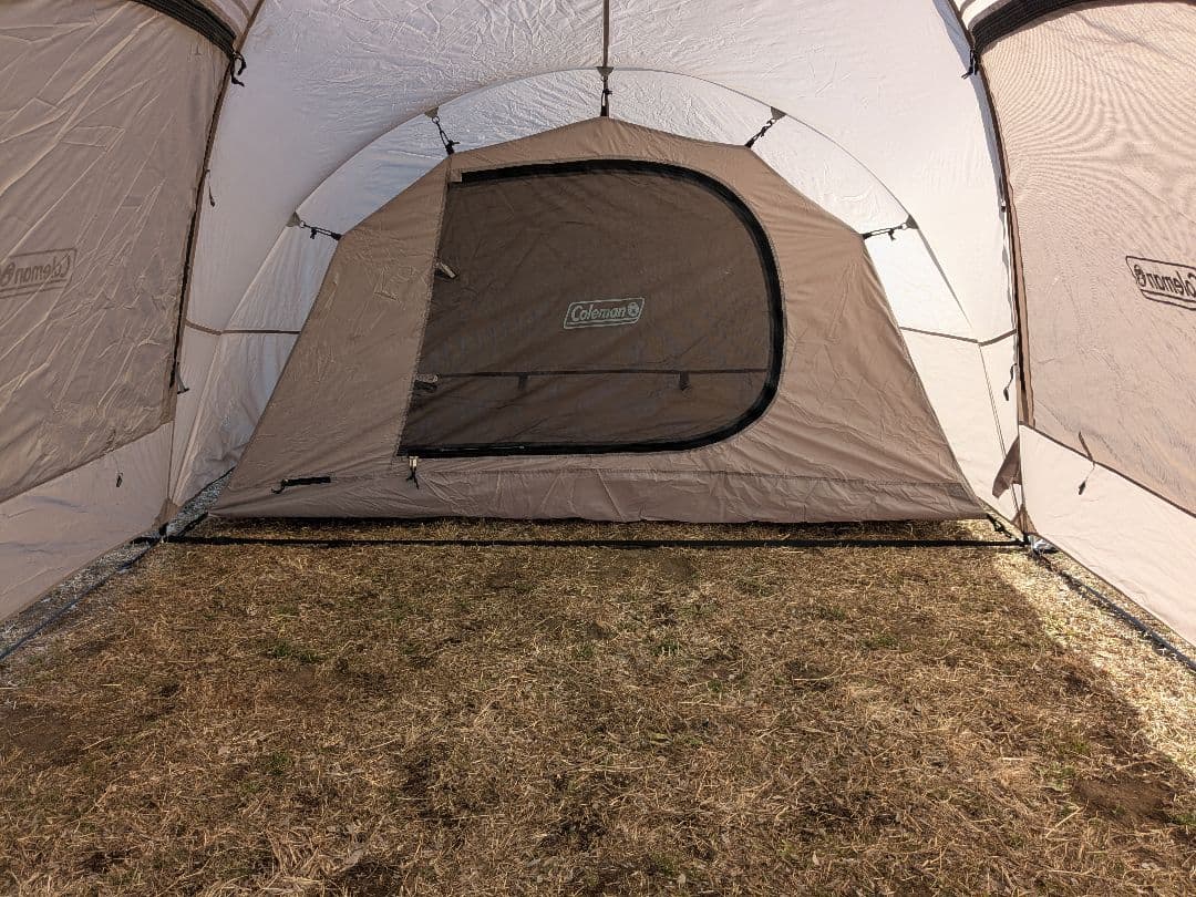 コールマン　ルーミーフロント2ルームテント　グレージュ