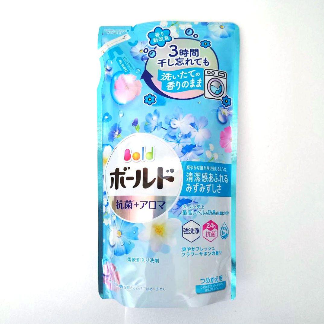 P＆G　ボールド　フラワーサボン　　抗菌＋アロマ　洗濯用洗剤　400g　34袋