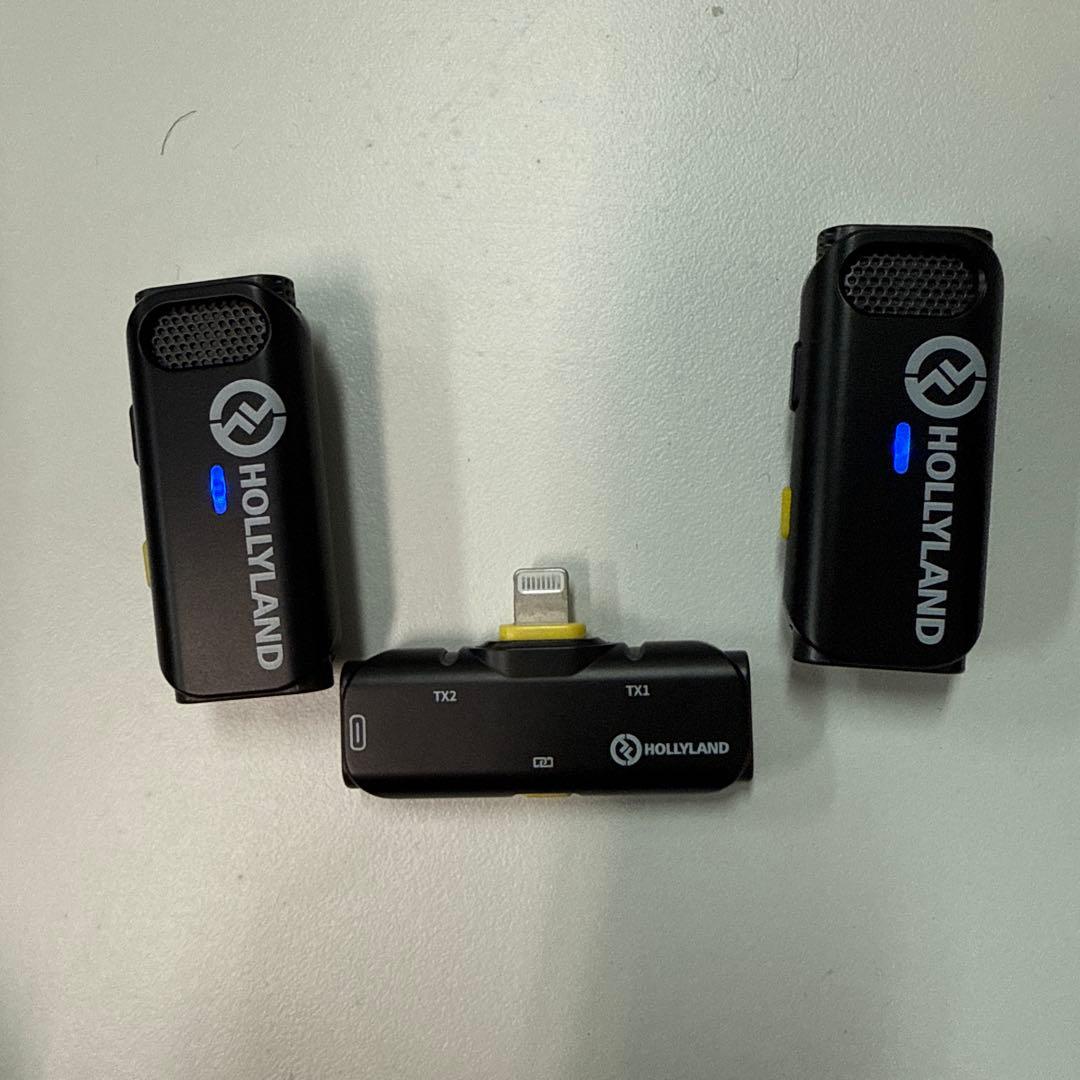 HOLLYLAND iPhone用 ワイヤレスマイクセット LARK C1