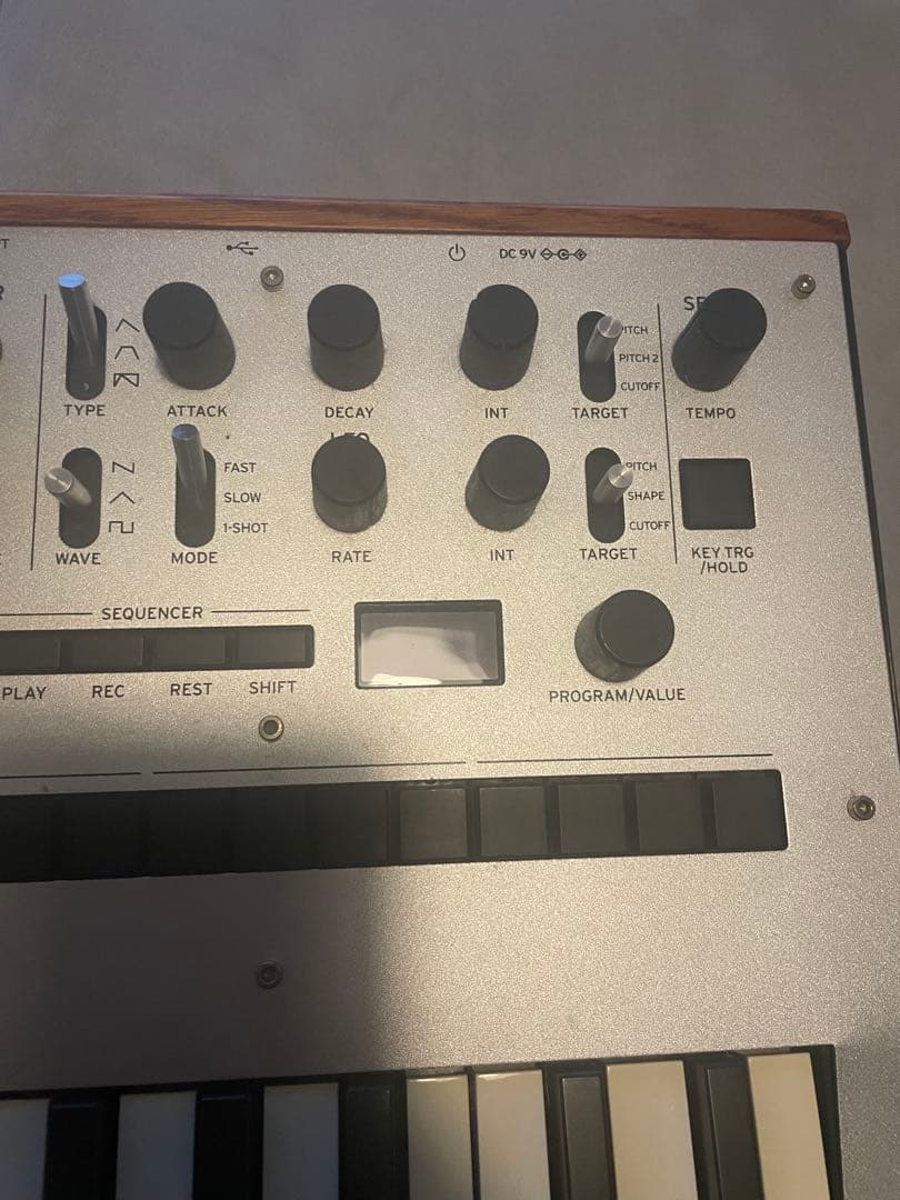 KORG monologue アナログシンセサイザー_シルバー