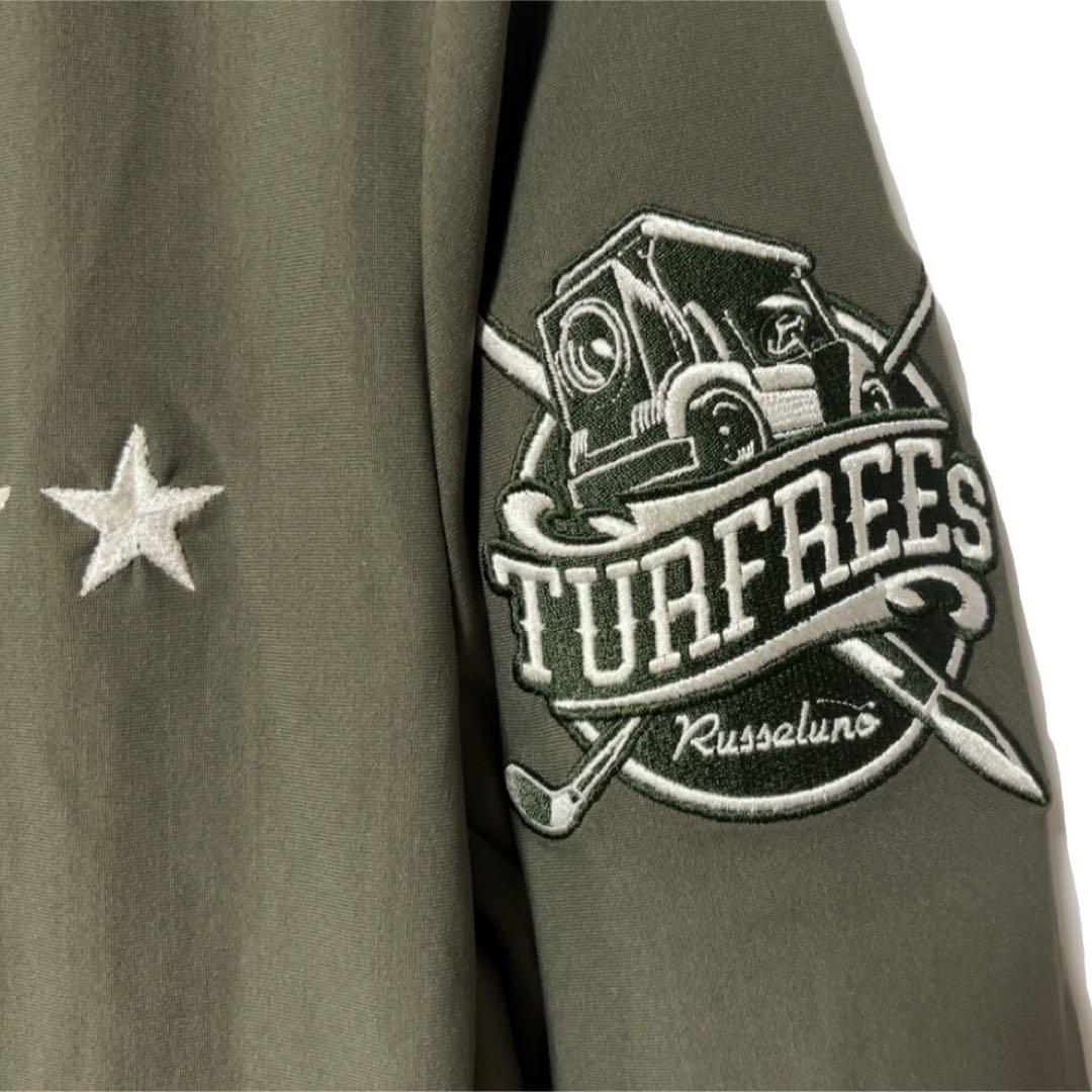 ラッセルノ ゴルフ ターフリーズ クラシック フィット ジャケット カーキ XL