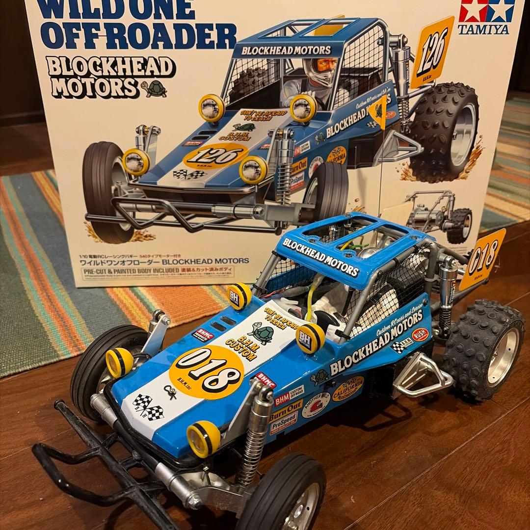 タミヤ　ワイルドワンオフローダー　ブロックヘッドモータース　車体のみ