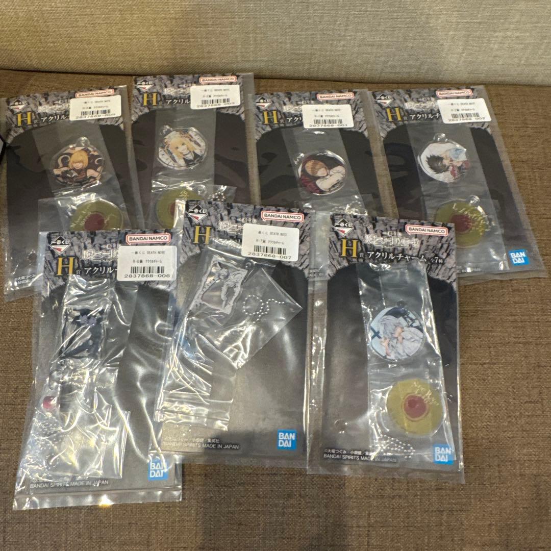 【未開封】デスノート 一番くじ 夜神月 L リューク フィギュア 下位賞