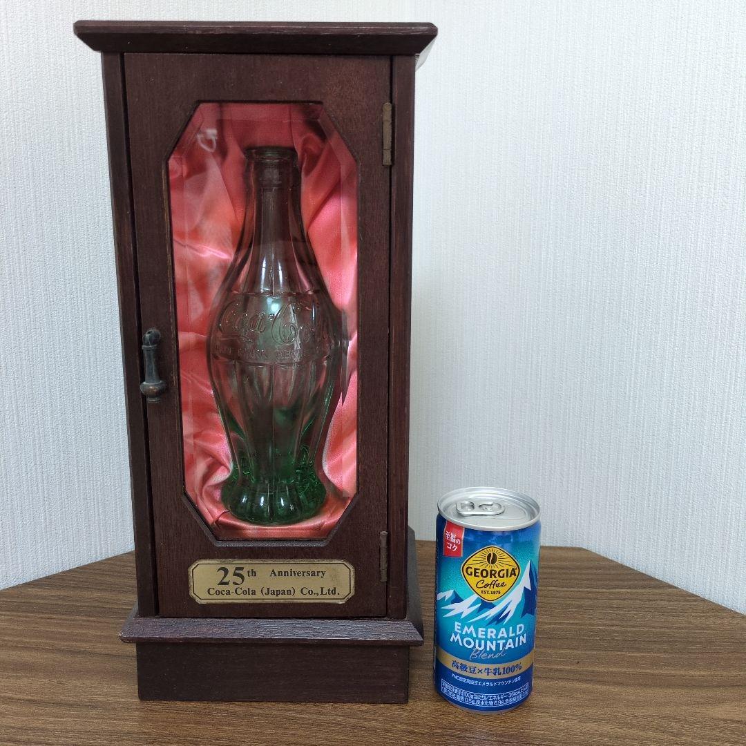 （貴重）コカ・コーラ 25周年ルートボトル 1982 木箱付