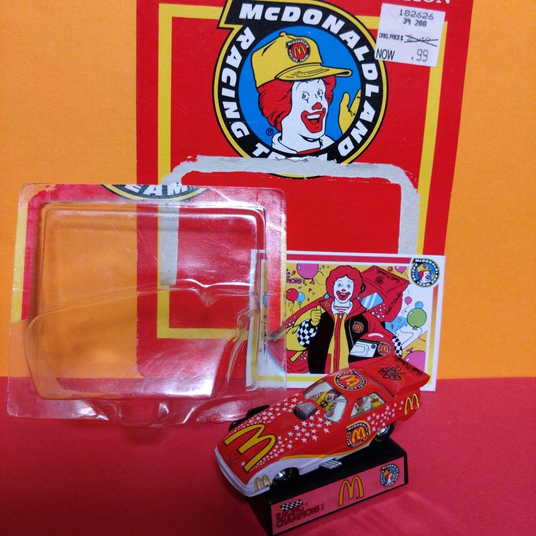 マクドナルド　レーシングチャンピオン　難あり　フォード　ミニカー　ミールトイ