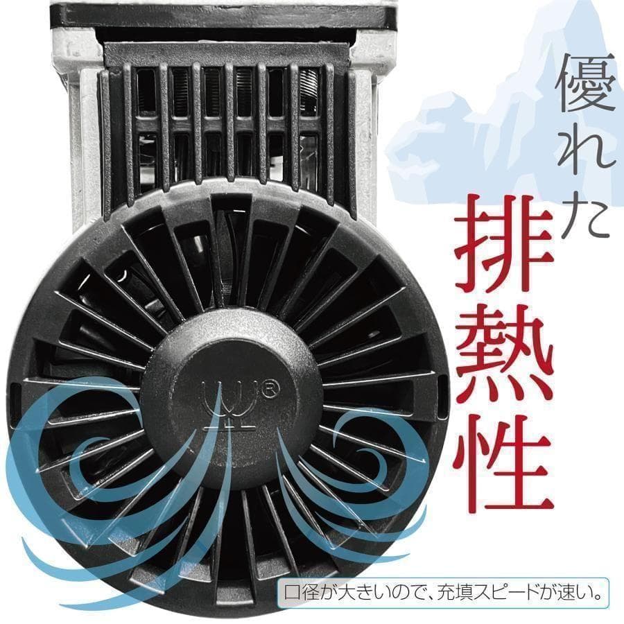 中古エアコンコンプレッサー 100v　静音　小型　オイルレス　12L