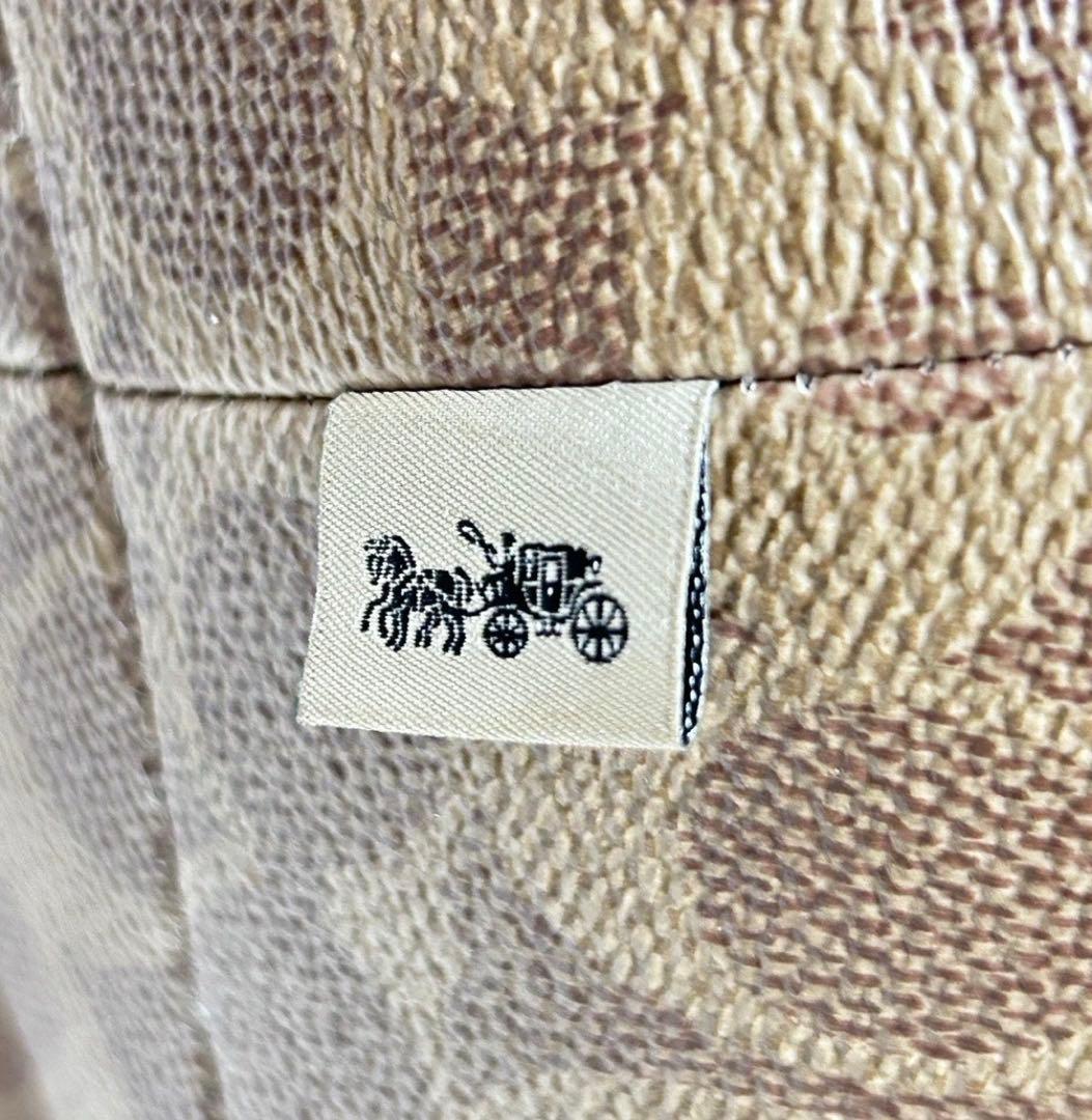 COACH コレクティブル ベア・シグネチャーキャンバス　ラージ