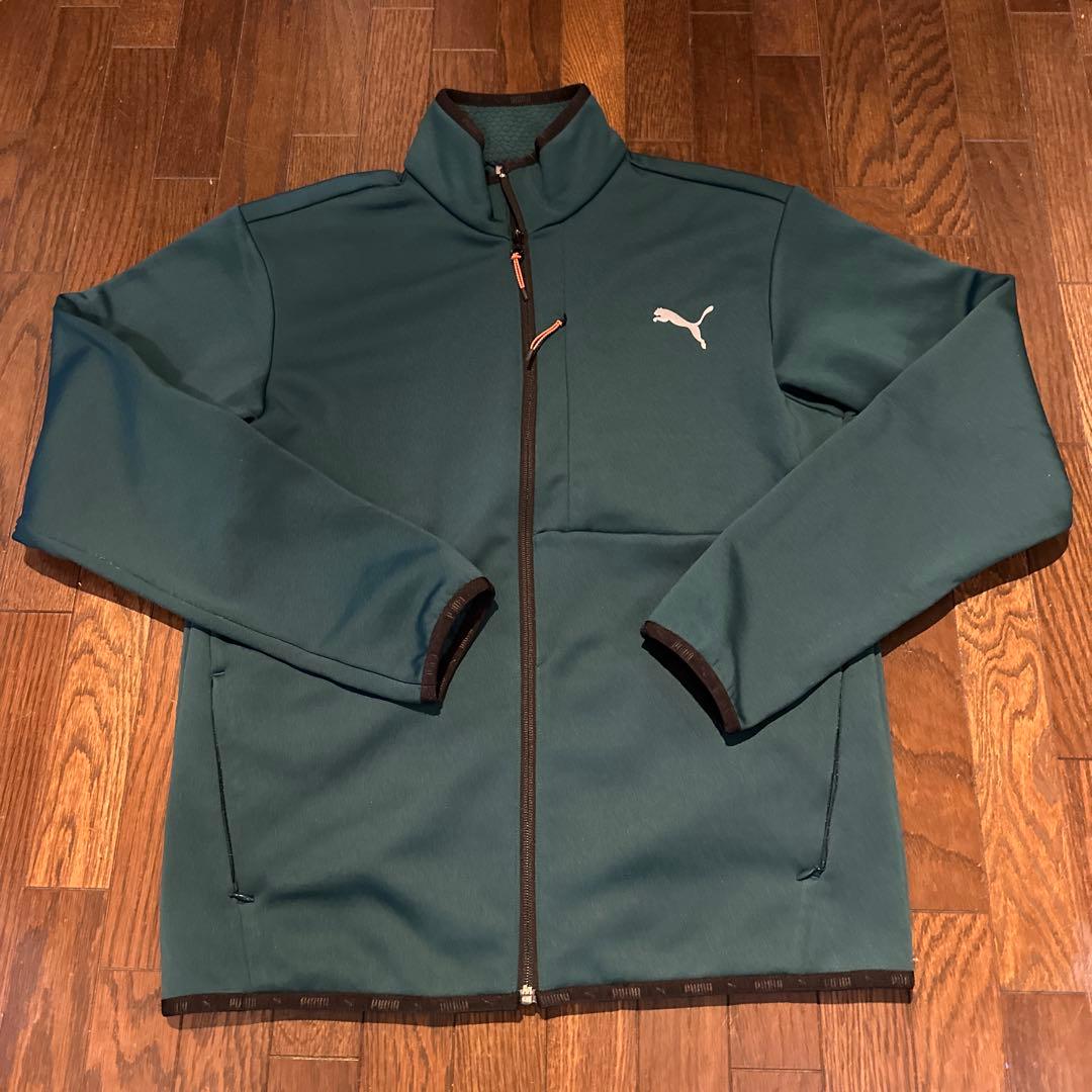 【M】 PUMA プーマ 裏起毛 トレーニング ジャケット フリースジャケット