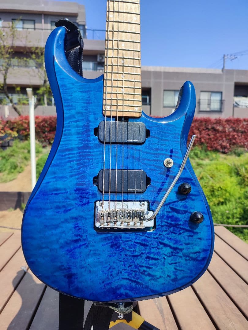 Sterling JP157 ジョン・ペトルーシモデル　7弦ギター動画あり