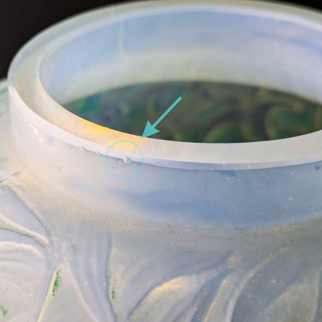 マッチー　希少なルネ期の作品です ラリック GUI 花瓶1921年 アール