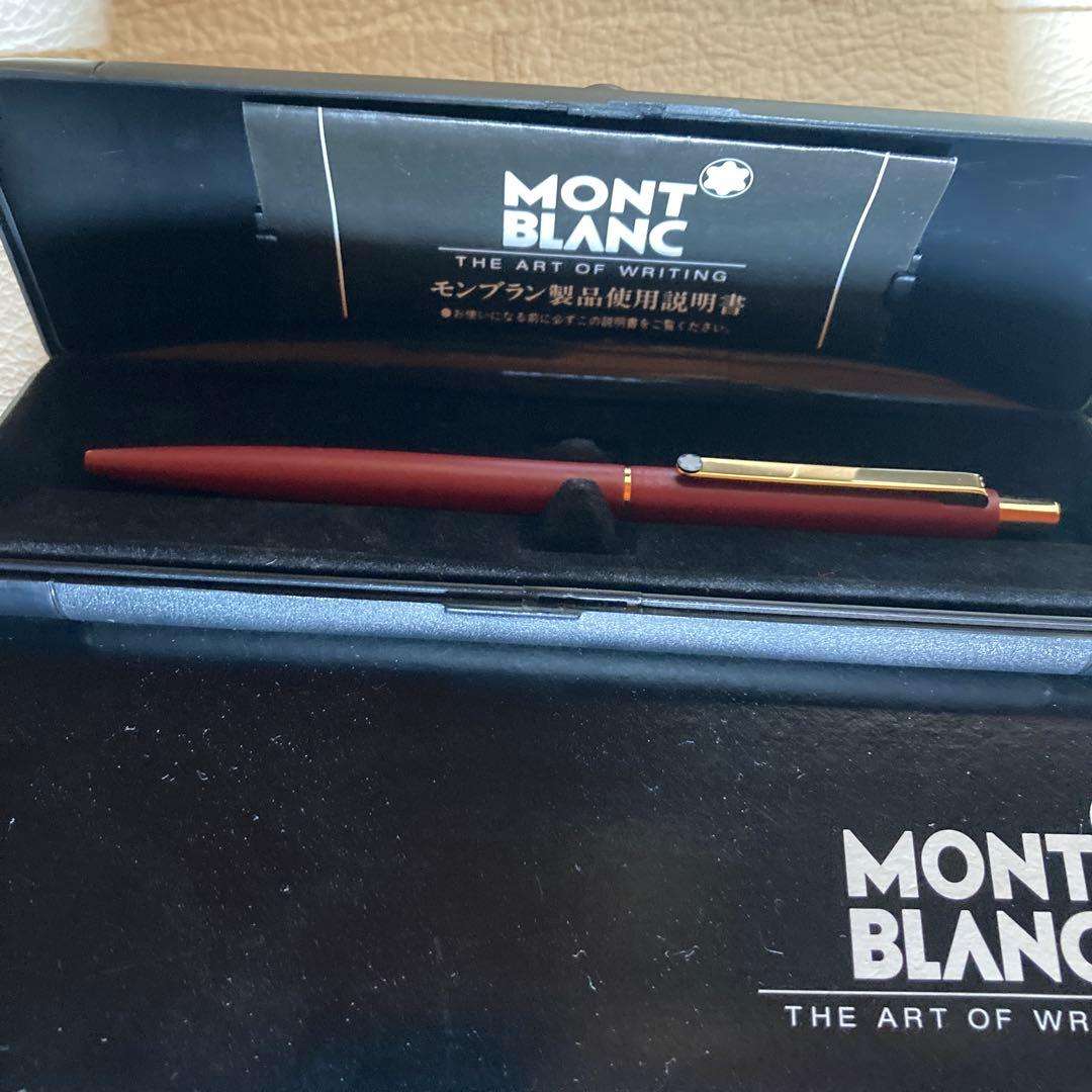 MONTBLANCモンブランボールペン ノブレス　ワインレッド13.7cm￼箱付