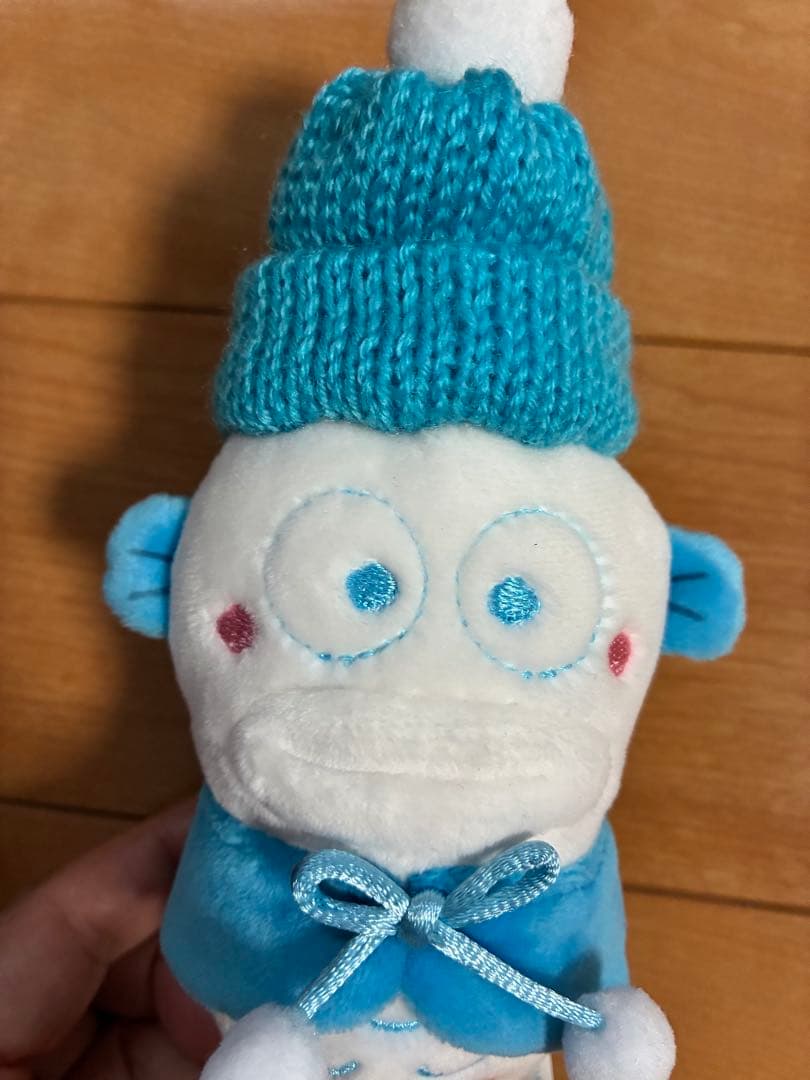 ハンギョドン　雪だるまシリーズ　むにゅぐるみ　ぬいぐるみマスコット　タグ付