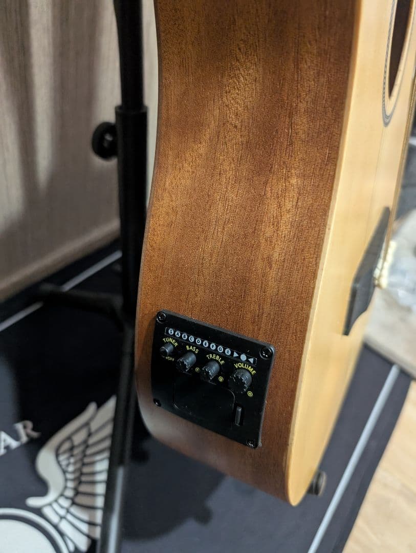 良音/S.yairi YM-02/NTL 改チューナー付ミニエレアコ