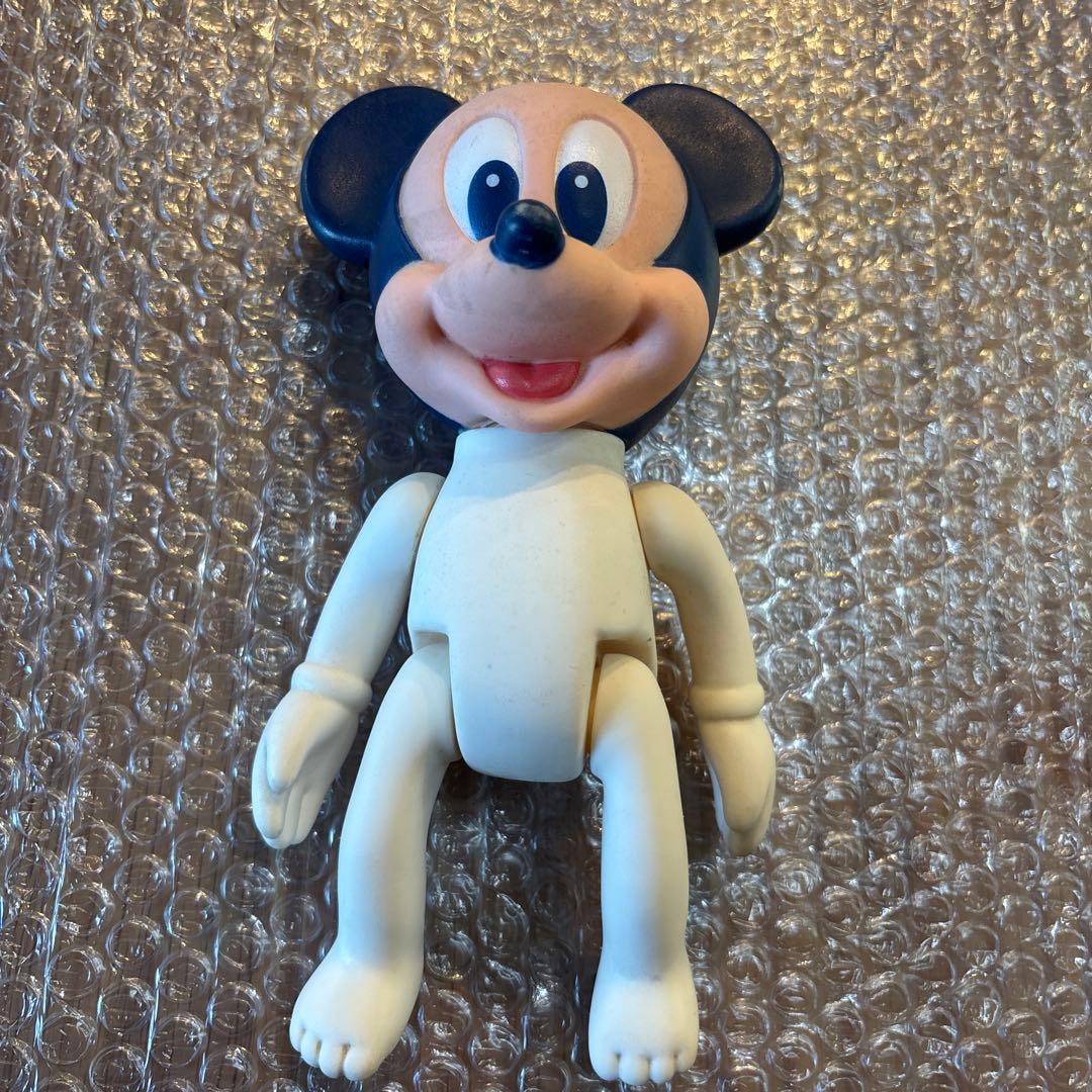 昭和レトロ　ソフビ　ディズニー　ミッキー　フィギュア　1984 年 ビンテージ品