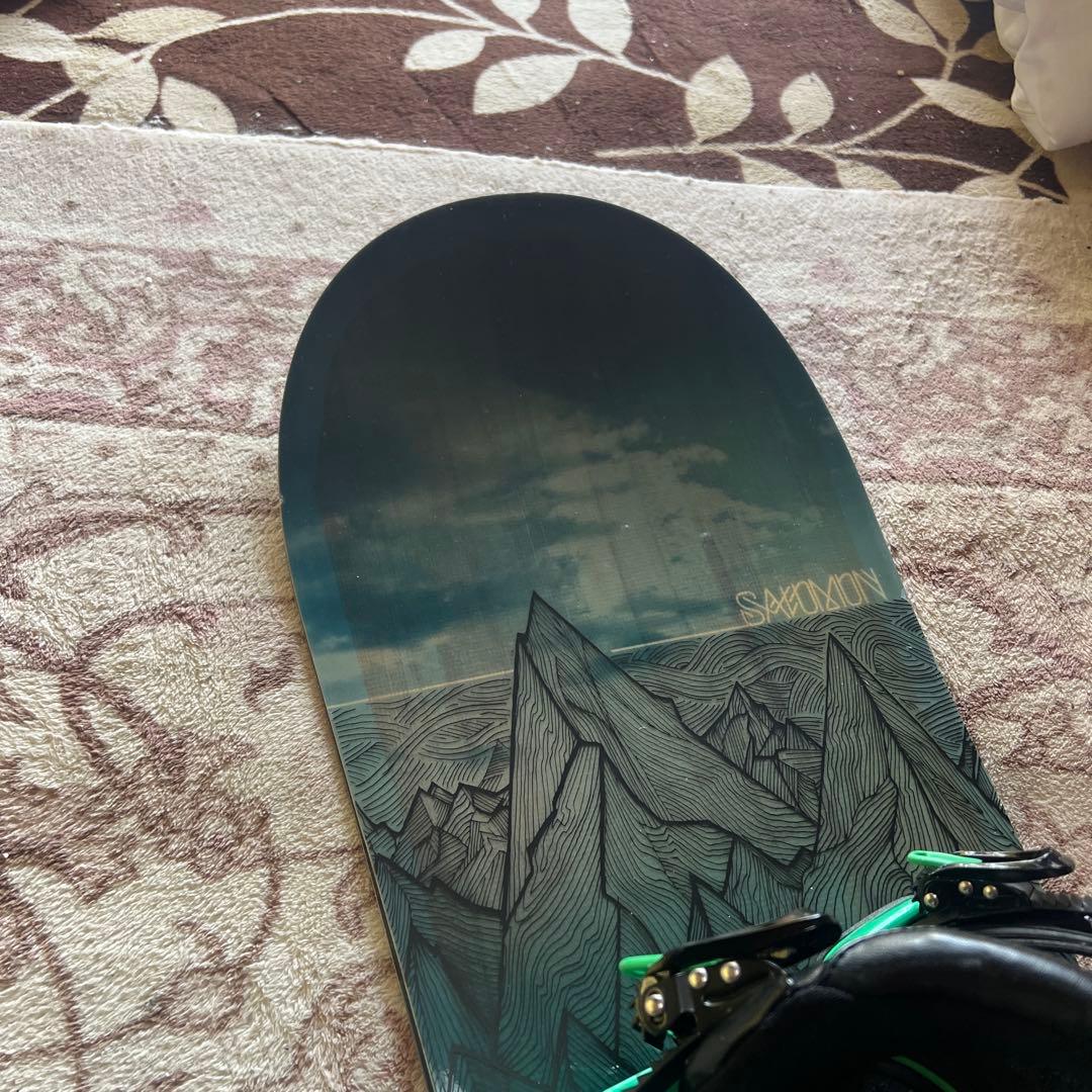 良品 SALOMON SIGHT 150cm バイン付 スノーボードセット