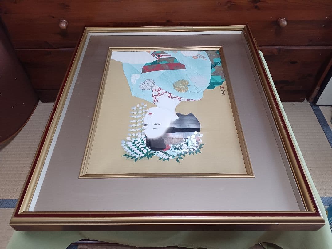 ◆加藤晨明　「舞妓」　手摺木版画　限定200部　彫師：文寿礼二　摺師：松永安生◆