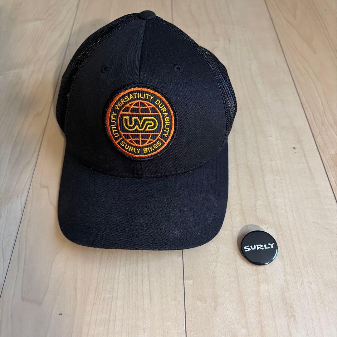 Surly キャップ ブラック ハンバチ