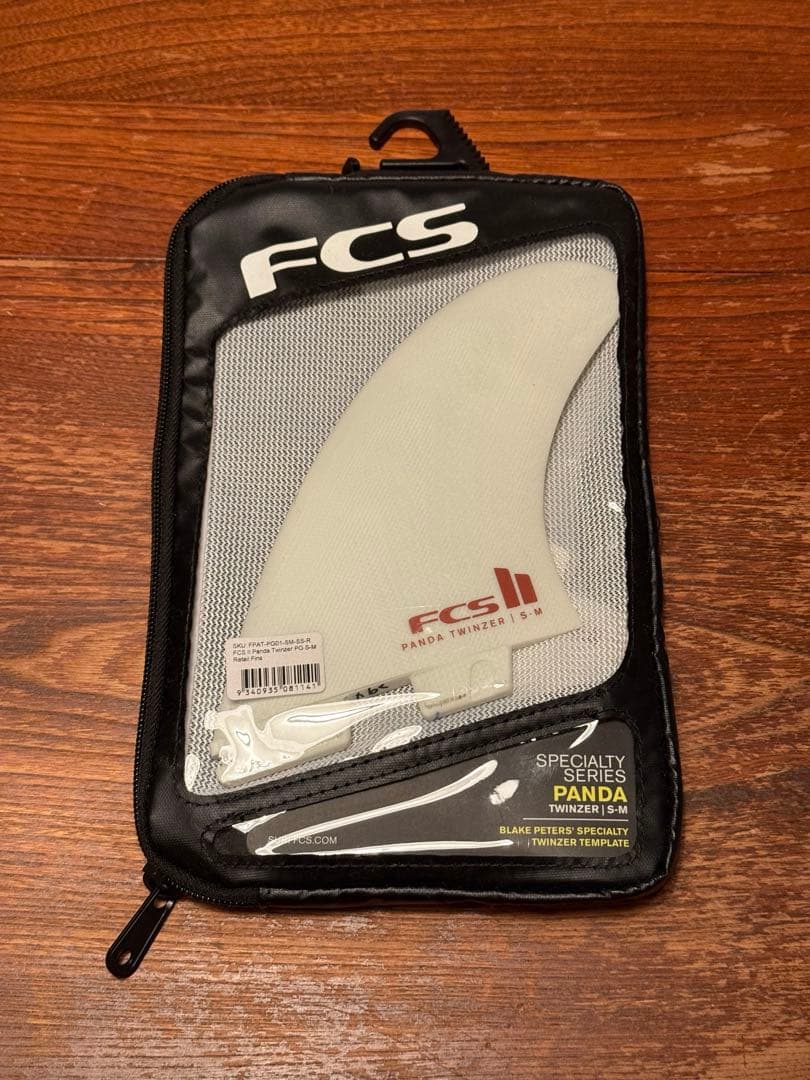 FCS2 パンダ ツインザーフィンセット スタビライザーフィン付き 4枚セット