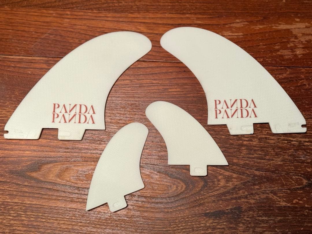 FCS2 パンダ ツインザーフィンセット スタビライザーフィン付き 4枚セット