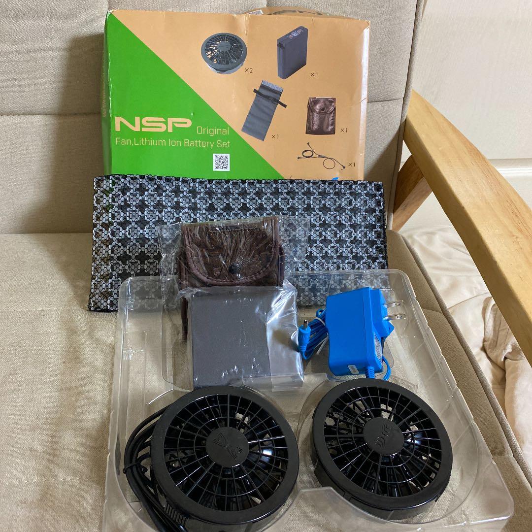 空調服、ファンバッテリーセット