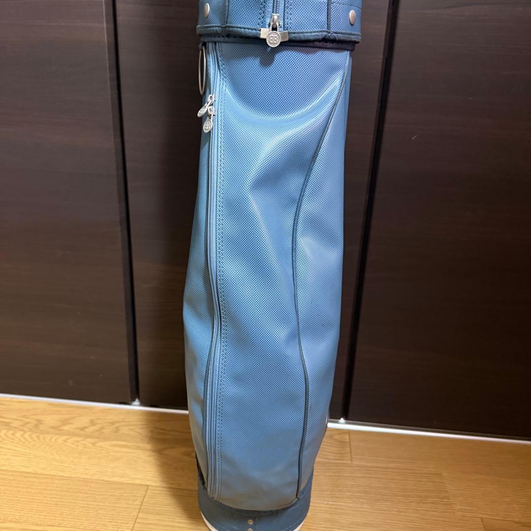 BALENCIAGA ゴルフバッグ キャディバッグ PUレザー ブルー