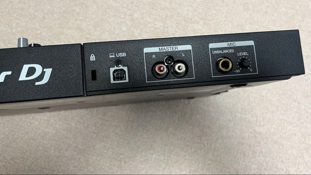 Pioneer DDJ-400 ケーブル、ヘッドホンスピーカー付き