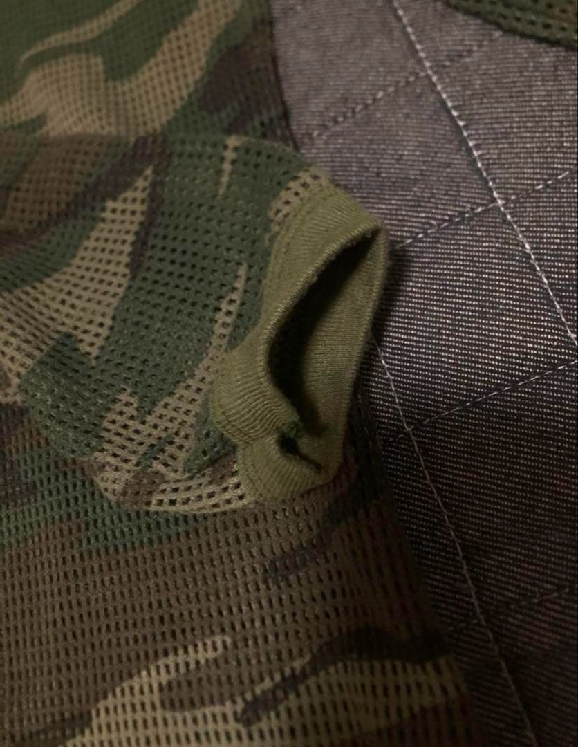 ポーカーズ　迷彩　メッシュ　ロンT