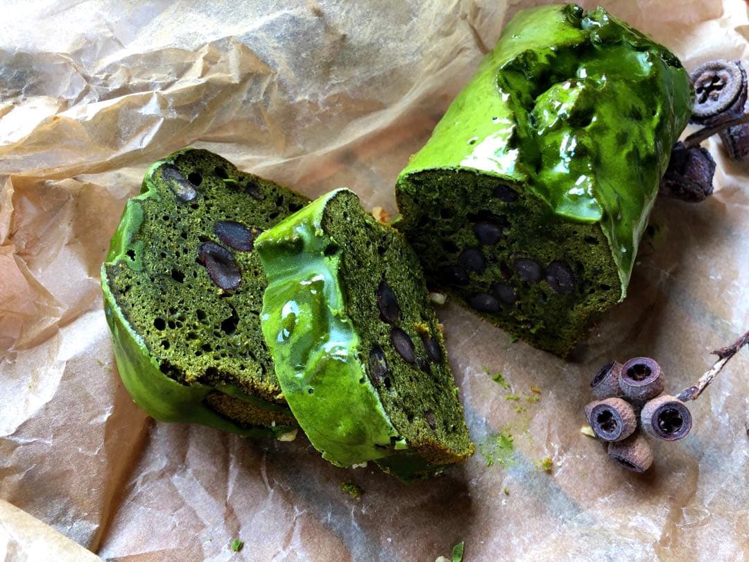 もちねこ★抹茶小豆のパウンドケーキ①と無花果アールグレイのパウンドケーキ②