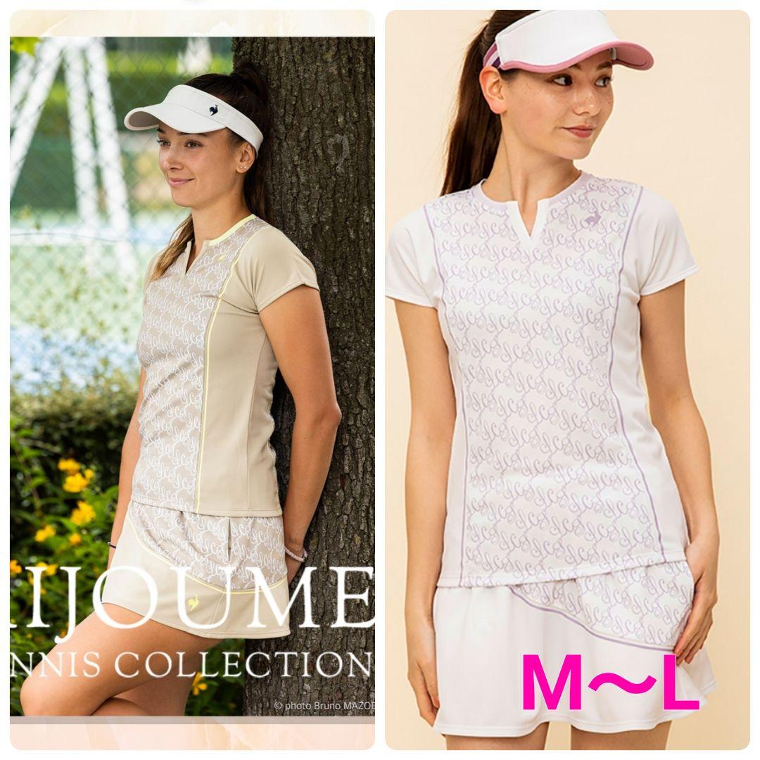 人気完売！ルコックテニスグラフィックゲームシャツLとスコートM 23FW